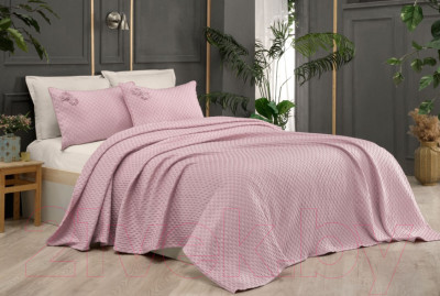 Набор текстиля для спальни Sarev Belis 1.5 / Y 862v3 (Pembe/розовый) - фото 1 - id-p225856718