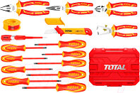 Универсальный набор инструментов TOTAL Диэлектрических / THKITH1601 (16шт)