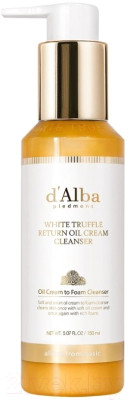Гидрофильное масло d'Alba White Truffle Return Oil Cream Cleanser (150мл) - фото 1 - id-p225877919