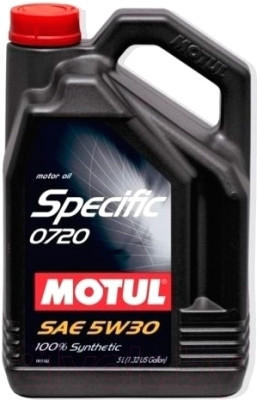 Моторное масло Motul Specific 0720 5W30 / 102209 (5л) - фото 1 - id-p225856725