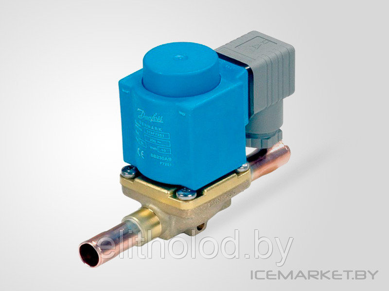 Danfoss Соленоидный клапан EVR6s, 3/8", 032F1212