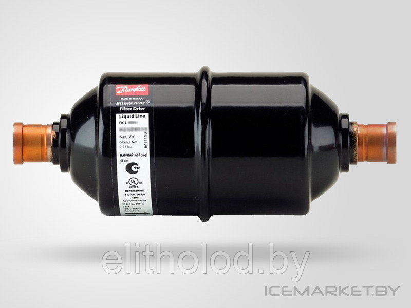Danfoss Фильтр-осушитель DCL 032S, 1/4", 023Z4501
