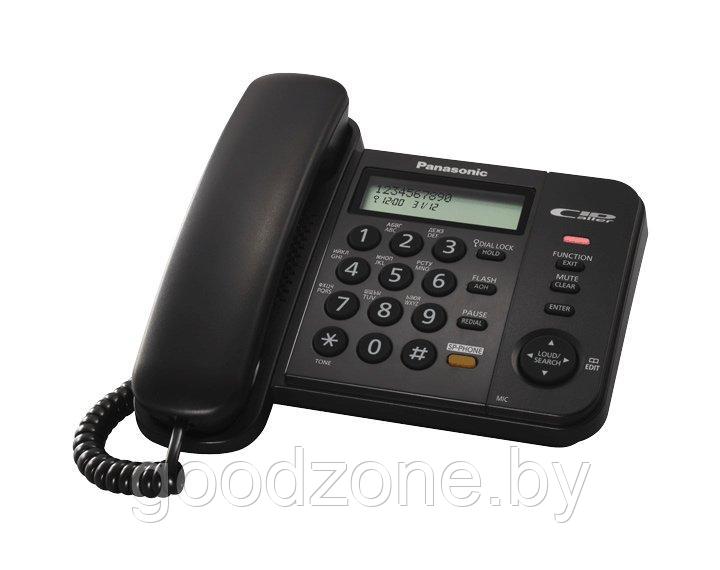 Проводной телефон Panasonic KX-TS2358RUB (черный) - фото 1 - id-p225905740