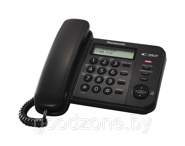 Проводной телефон Panasonic KX-TS2356RUB (черный) - фото 1 - id-p225905741