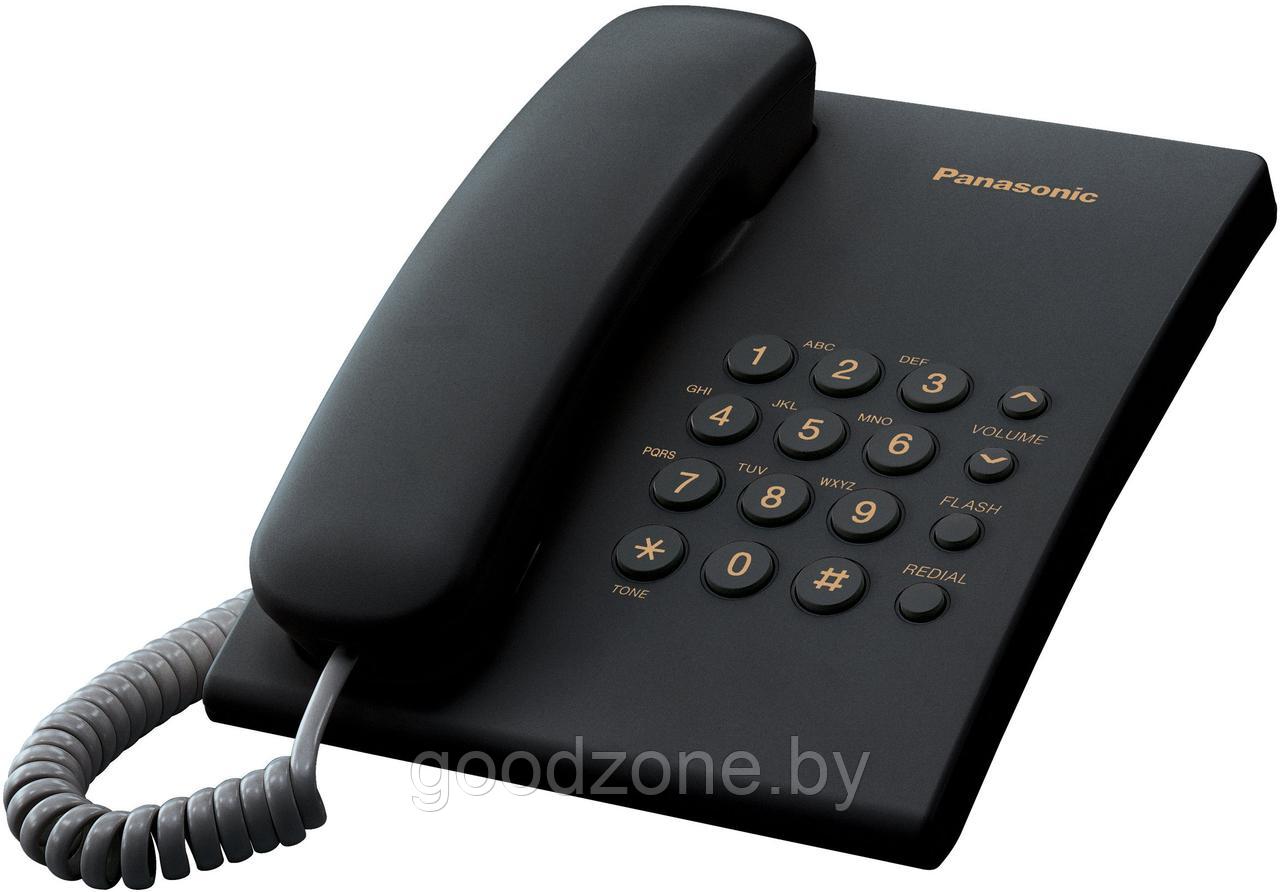 Проводной телефон Panasonic KX-TS2350RUB (черный) - фото 1 - id-p225905743
