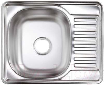 Мойка кухонная AKS Прямоугольная 58x48 (полированная) - фото 1 - id-p225878945