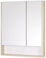 Шкаф с зеркалом для ванной Акватон Сканди 70 (1A252202SDB20)