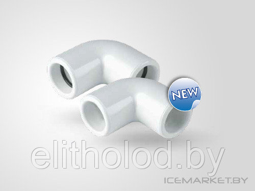 Niccons Угол 90° для жесткой дренажной трубки 25мм