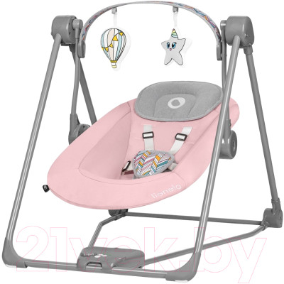 Качели для новорожденных Lionelo Otto Baby (розовый) - фото 1 - id-p225857735