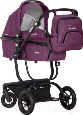 Детская универсальная коляска EasyGo Soul 2 в 1 (Purple) - фото 1 - id-p225839657