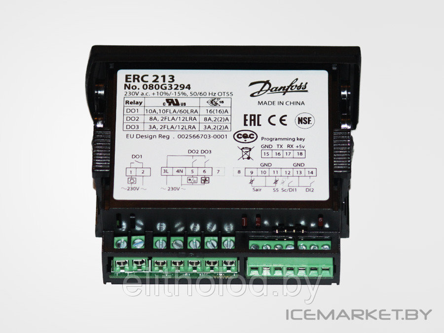 Danfoss Контроллер температуры ERC 213 - фото 2 - id-p32939024