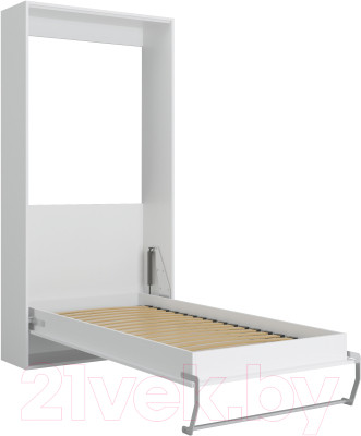 Шкаф-кровать трансформер Макс Стайл Smart 18мм 90x200 (белый базовый W908 ST2) - фото 1 - id-p225839664