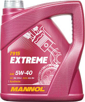 Моторное масло Mannol Extreme 5W40 SN/CH-4 / MN7915-4 (4л)