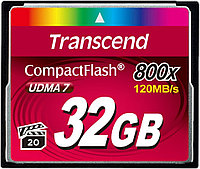 Карта памяти Transcend 800x CompactFlash Premium 32GB (TS32GCF800)