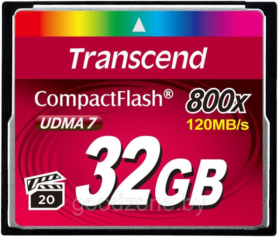 Карта памяти Transcend 800x CompactFlash Premium 32GB (TS32GCF800) - фото 1 - id-p225912354