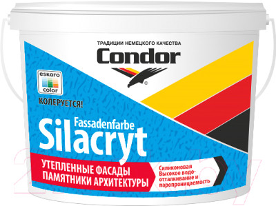 Краска CONDOR Fassadenfarbe Silacryt (7.5кг) - фото 1 - id-p225875978