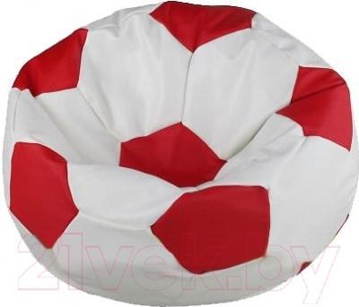 Бескаркасное кресло Flagman Мяч Стандарт М1.3-1009 (белый с красным) - фото 1 - id-p225857767