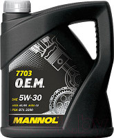 Моторное масло Mannol OEM 5W30 / MN7703-4 (4л)