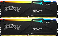 Оперативная память Kingston FURY Beast RGB 2x8ГБ DDR5 4800 МГц KF548C38BBAK2-16