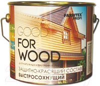 Защитно-декоративный состав Farbitex Profi Wood Быстросохнущий (9л, калужница)