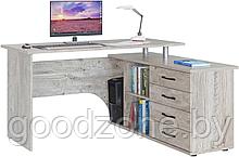 Компьютерный стол Сокол КСТ-109 правый (дуб юкон)