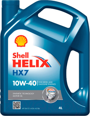 Моторное масло Shell Helix HX7 10W40 (4л) - фото 1 - id-p225876989