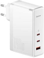 Сетевое зарядное Baseus GaN5 Pro Fast Charger 2C+U 140W EU (белый)