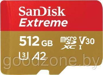 Карта памяти SanDisk Extreme SDSQXAV-512G-GN6MA microSDXC 512GB - фото 1 - id-p225912419