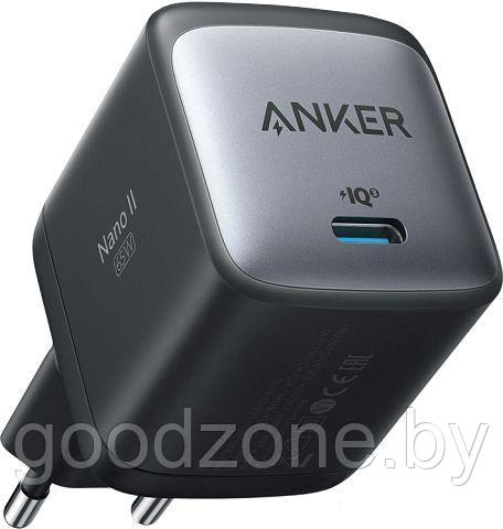 Сетевое зарядное Anker PowerPort Nano II GaN 65 Вт - фото 1 - id-p225908384