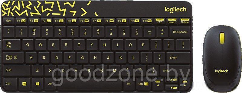 Мышь + клавиатура Logitech MK240 Nano (черный)
