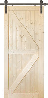 Дверь межкомнатная Wood Goods ДГ-АМБ 70x200 (сосна неокрашенная)
