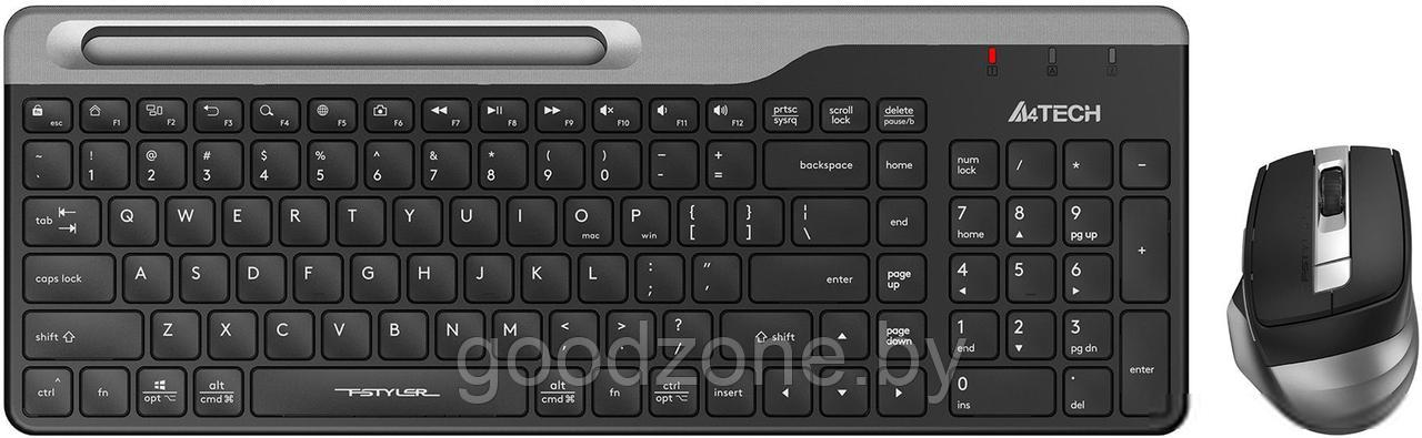 Клавиатура + мышь A4Tech Fstyler FB2535C (темно-серый)