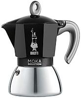 Гейзерная кофеварка Bialetti Moka Induction 2021 (2 порции, черный)