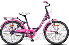 Детский велосипед Stels Pilot 250 Lady 20 V020 2021 (белый/фиолетовый)