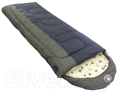 Спальный мешок BalMAX Аляска Camping Plus Series до -10°C L левый (хаки) - фото 1 - id-p225884030