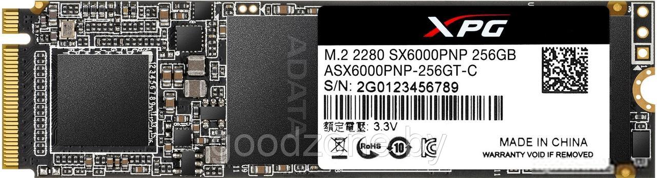 SSD ADATA XPG SX6000 Pro 256GB ASX6000PNP-256GT-C - фото 1 - id-p225912527