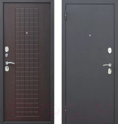 Входная дверь Гарда Муар 8мм Венге (96x205, левая) - фото 1 - id-p225887452