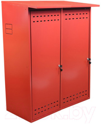 Шкаф для газового баллона КомфортПром 10013075 (красный) - фото 1 - id-p225889513