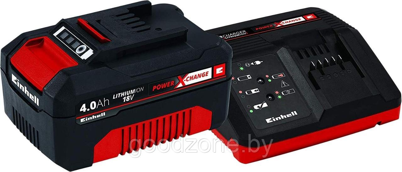 Аккумулятор с зарядным устройством Einhell Power X-Change 4512042 (18В/4 Ah + 18В) - фото 1 - id-p225909431