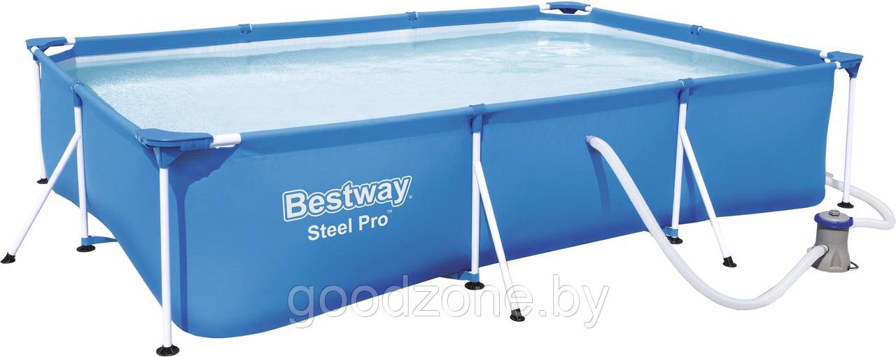 Каркасный бассейн Bestway 56411 (300х201х66) - фото 1 - id-p225906750