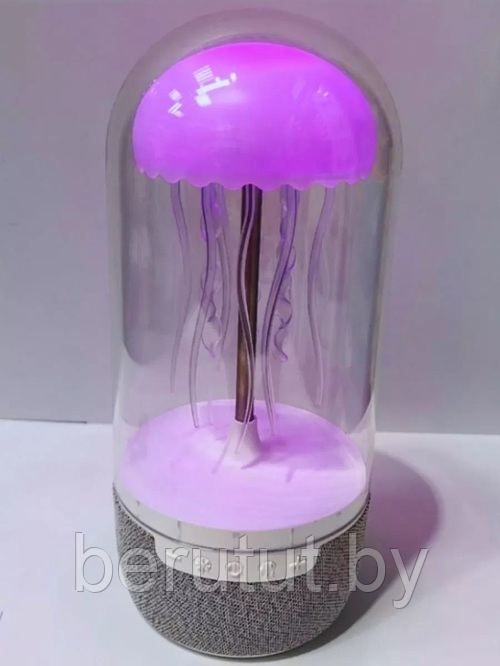 Беспроводная колонка, светильник-ночник медуза (с LED подсветкой) - фото 5 - id-p225914053