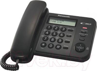 Проводной телефон Panasonic KX-TS2356 (черный) - фото 1 - id-p225894532