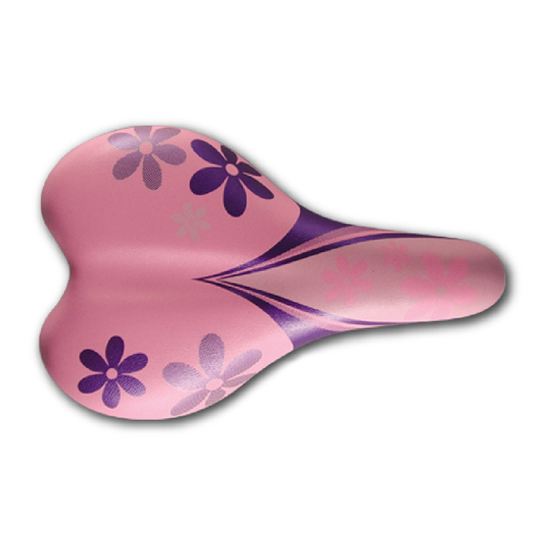 Седло DDK 1217A Flower (розовый/фиолетовый) - фото 1 - id-p225916699