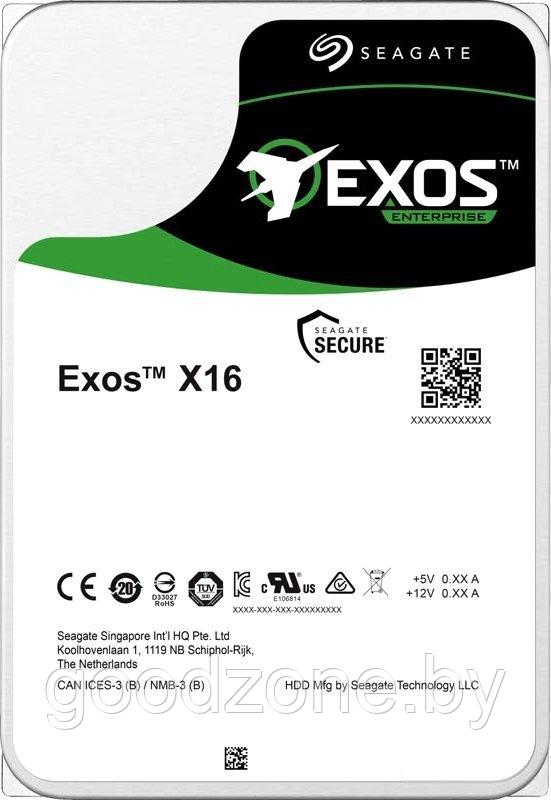 Жесткий диск Seagate Exos X16 16TB ST16000NM002G - фото 1 - id-p225904640