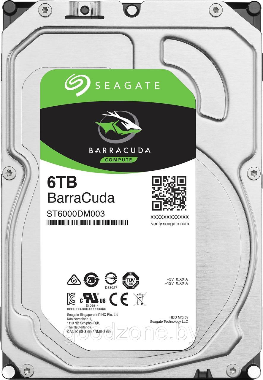 Жесткий диск Seagate BarraCuda 6TB ST6000DM003 - фото 1 - id-p225904657