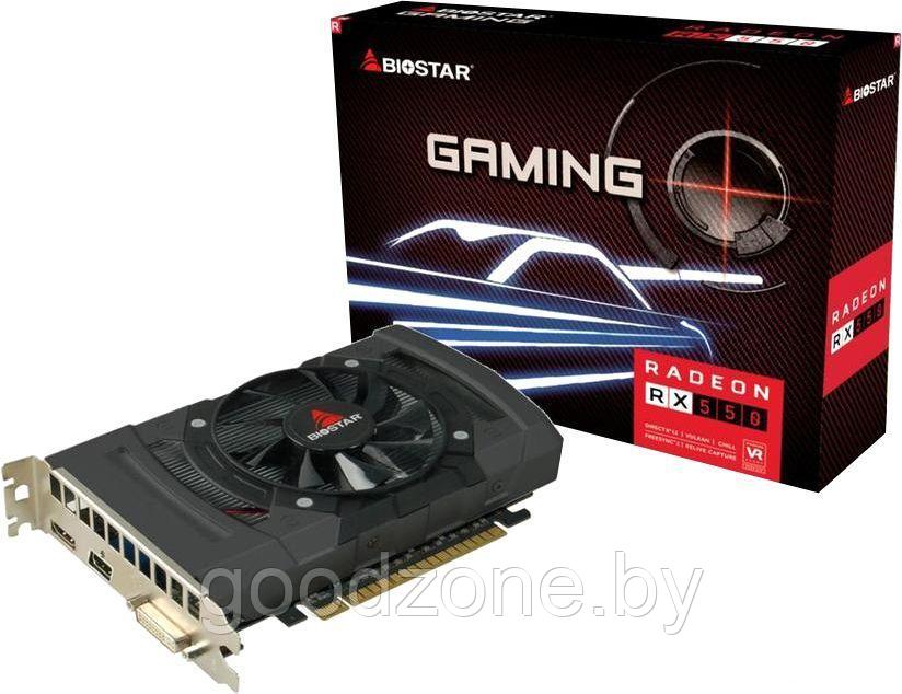 Видеокарта BIOSTAR Radeon RX 550 2GB GDDR5 VA5505RF21 - фото 1 - id-p225908658