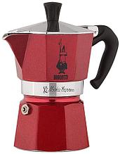 Гейзерная кофеварка Bialetti Moka Express (3 порции, красный)