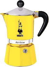 Гейзерная кофеварка Bialetti Rainbow (3 порции, желтый)