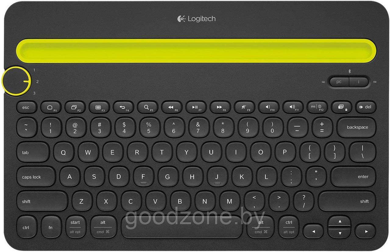 Клавиатура Logitech Bluetooth Multi-Device Keyboard K480 920-006368 (черный) - фото 1 - id-p225904805