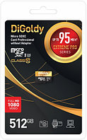 Карта памяти DiGoldy Extreme Pro microSDXC 512GB DG512GCSDXC10UHS-1-ELU3 (без адаптера)